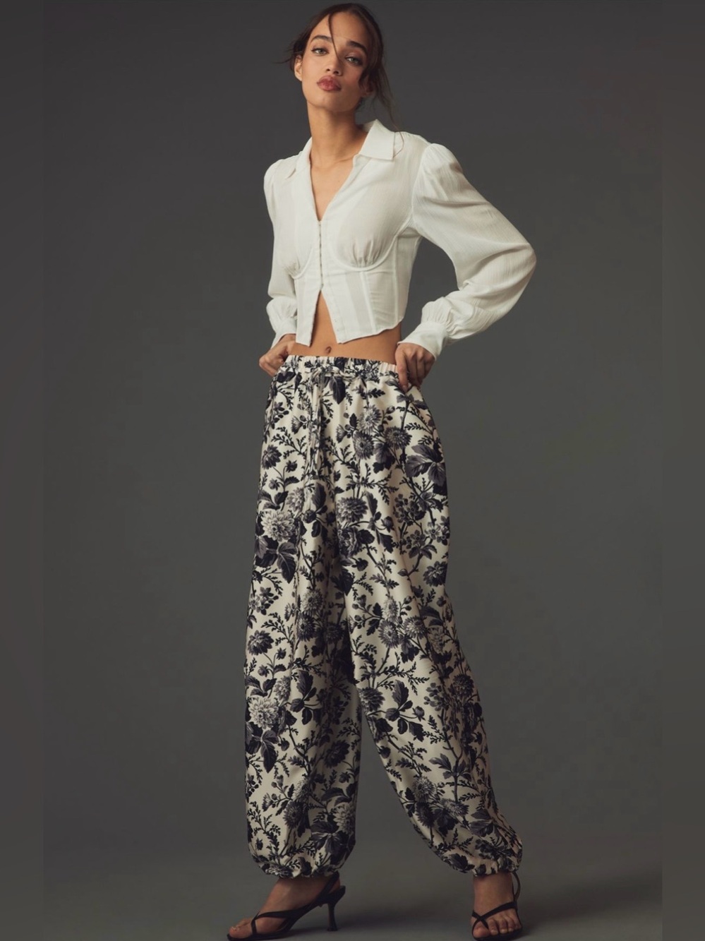 Maeve Silk Parachute Pants, Sz Xs